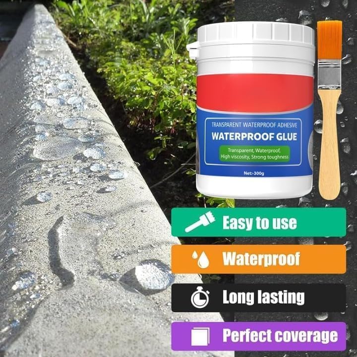 Transparent Waterproof Glue | Fix It Once, Forget It